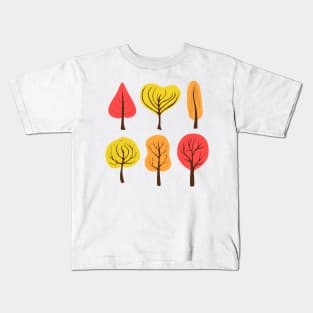 Colorful autumn trees Kids T-Shirt